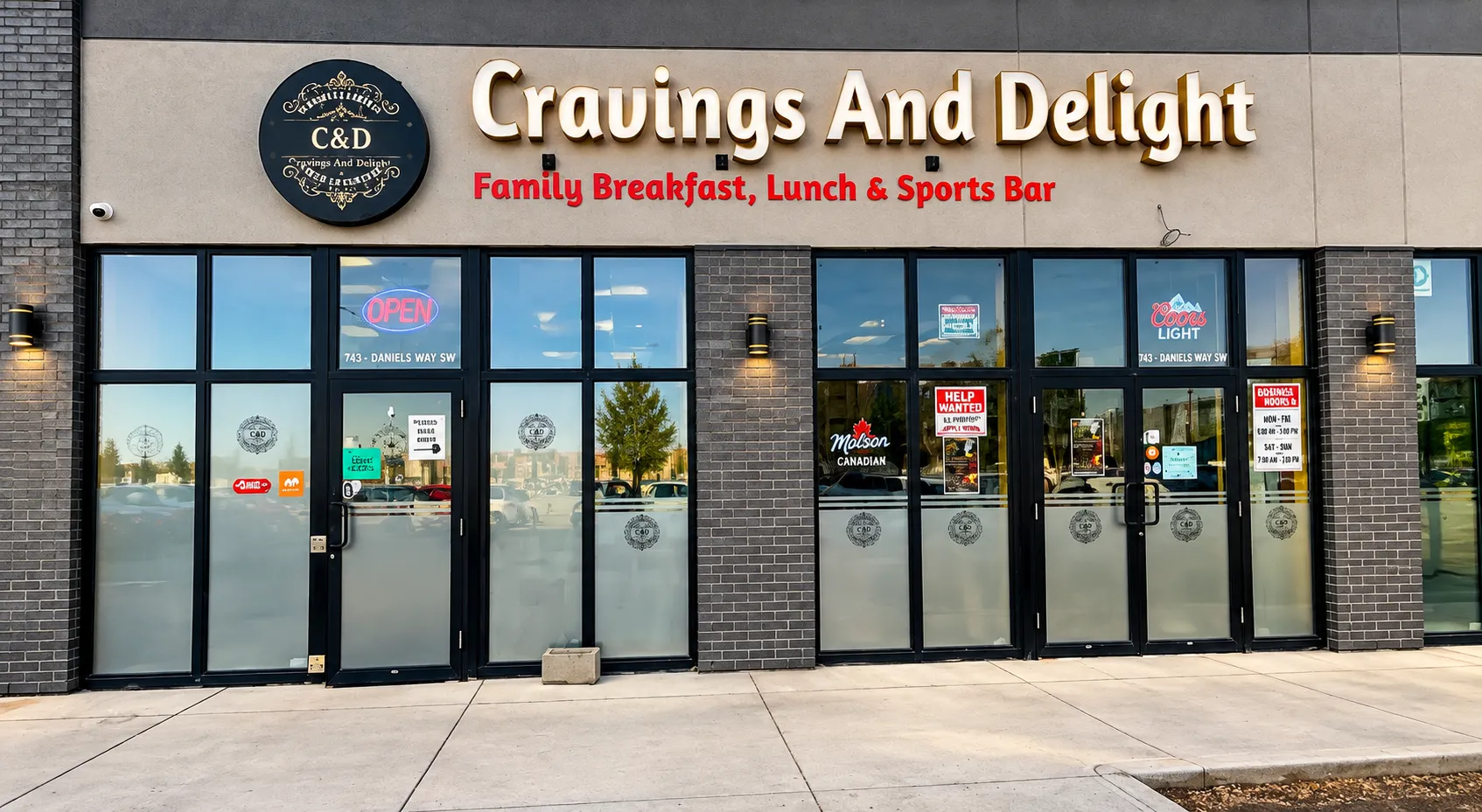 BBQ grilled chicken sandwich at Cravings And Delight in Chappelle, Edmonton, AB