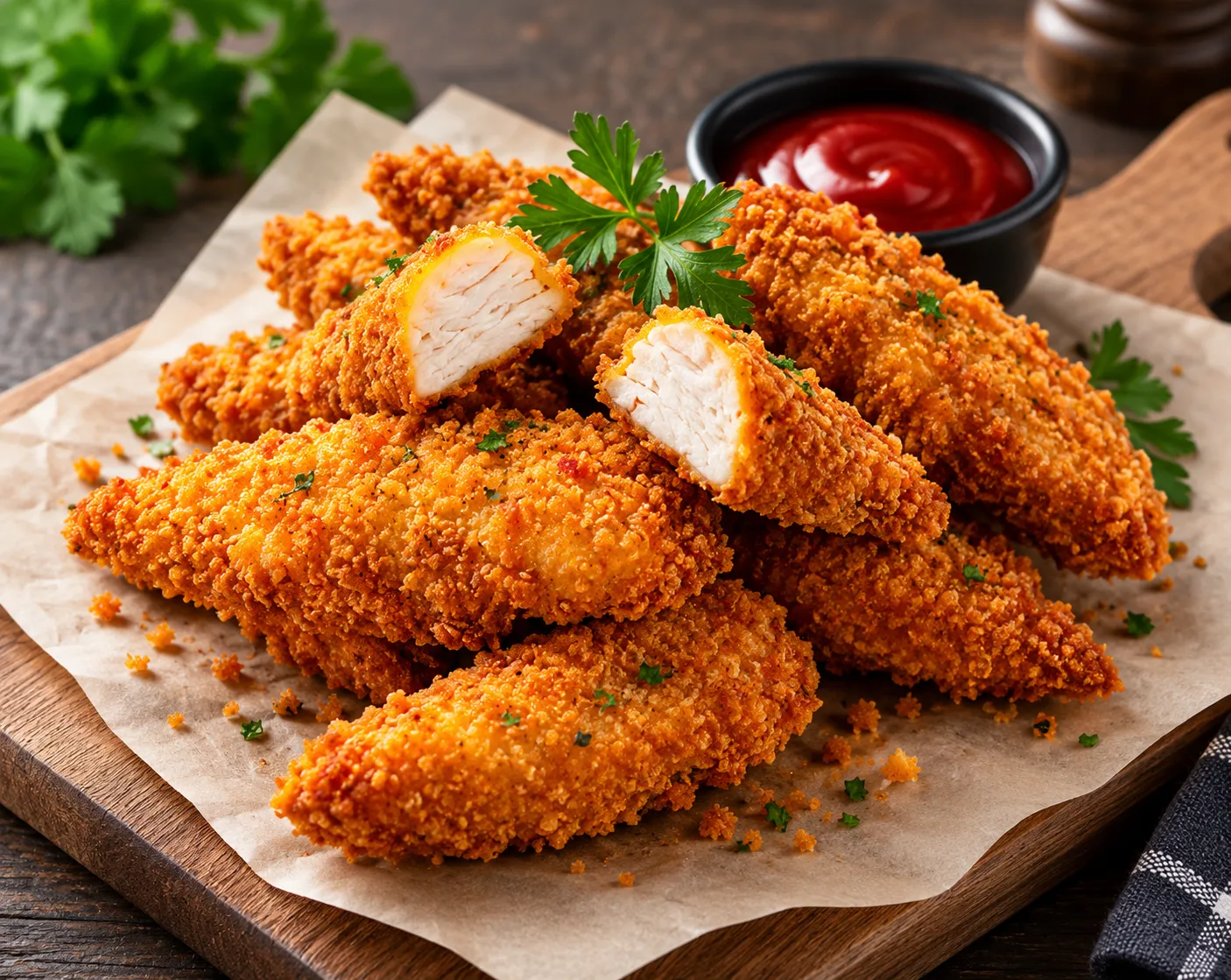 Best chicken fingers in Edmonton, AB at Cravings And Delight